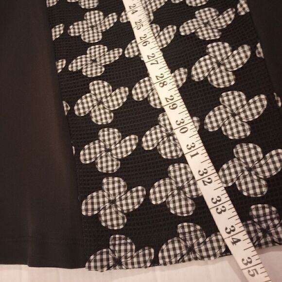 Gabby Skye gingham floral print A line dress - Picture 9 of 12